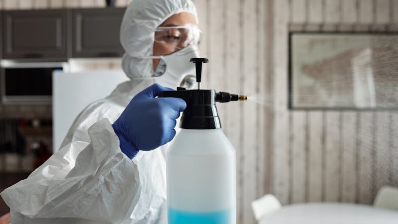 AC chemical cleaning and deep wash service being performed on indoor unit in Qatar